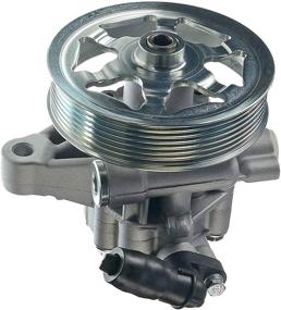 img 4 attached to 💪 A-Premium Power Steering Pump for Honda Accord EX LX 2008-2011 2.4L with Pulley