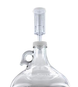 img 2 attached to FastRack Clear Glass Wine Fermenter with Airlock - 1 Gallon Capacity (B00BEYREIW)