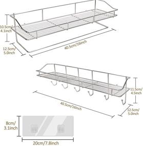 img 3 attached to Организатор Нержавеющие клеи-кондиционеры 2Pack Hook