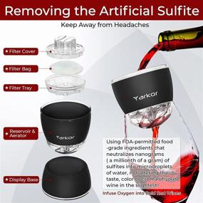 img 3 attached to 10 Filter Bags Wine Sulfite and Histamine Remover - Reduce Wine Allergies & Eliminate Headaches, Enhance Pour & Flow Aeration, Restore Taste & Purity