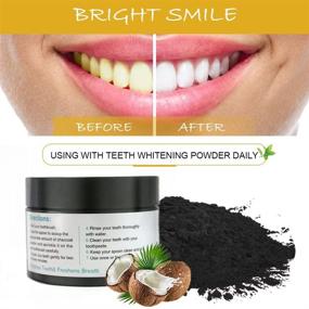 img 3 attached to 🦷 BQ Teeth Whitening Charcoal Powder: Coconut Activated, 100% Natural, 2.1 oz - Manufactured in Japan