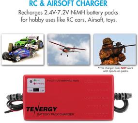 img 3 attached to Tenergy Smart Universal Charger: The Ultimate Solution for NiMH Battery Packs (2.4V - 7.2V) in RC Cars, RC Airplanes, and Airsoft Battery Packs (2-6 Cells)