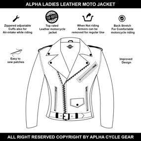 img 2 attached to Alpha Cycle Ladies Jacket 4X Large