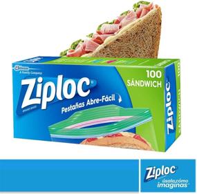 img 2 attached to 👜 Convenient Storage Solution: Ziploc Sandwich Bags (100 Count)
