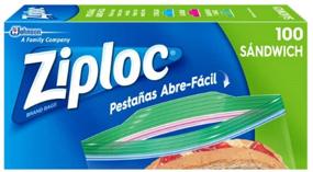 img 4 attached to 👜 Convenient Storage Solution: Ziploc Sandwich Bags (100 Count)