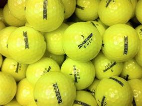 img 1 attached to 🟡⛳ Pre-Owned Bridgestone Tour B330 RX Yellow Golf Balls – High Quality AAAAA Balls (12 White Balls)