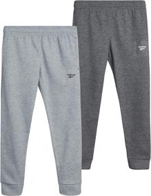 img 4 attached to 🏃 Reebok Boys Active Joggers Sweatpants: Trendy and Comfortable Boys' Clothing for Active Lifestyles