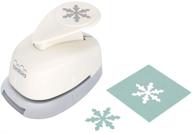 ❄️ bira craft 5/8 inch snowflake shape christmas punch - lever action craft punch for paper crafting and scrapbooking logo