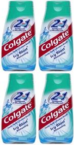 img 1 attached to 💎 Colgate 2 in 1 Whitening Icy Blast Toothpaste & Mouthwash – 4.6 oz, 4 pk: Unleash the Power of a Complete Oral Care Experience!