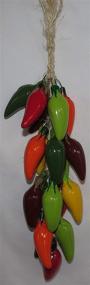 img 4 attached to 🌶️ Mexican Ceramics Jalapeño Pepper Ornament - Handmade 14-inch Spice Decor - Unique and Beautiful Kitchen Peppers - Hot Peppers Theme