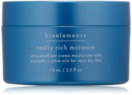 bioelements extra nourishing moisturizer, 2.5 fl oz logo