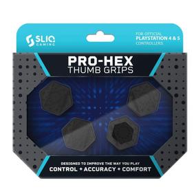 img 4 attached to 🎮 Enhance Your Gaming Experience with Sliq Gaming PS4, PS5 Pro-Hex Thumb Stick Grips in Black