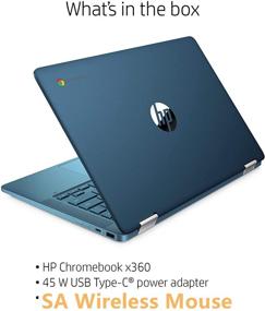 img 3 attached to 💻 Renewed HP Chromebook X360 14-Inch HD Touchscreen, Intel Celeron N4000, 4GB RAM, 64GB eMMC, Chrome (14b-ca0080nr, Blue) at Great Price!