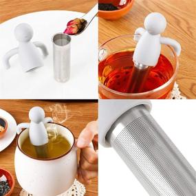 img 2 attached to Infuser Filter Stainless Strainer Silicone