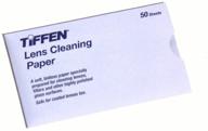 🌟 tiffen lens cleaning paper tissue - 50 sheets pack: premium quality for crystal clear optics logo