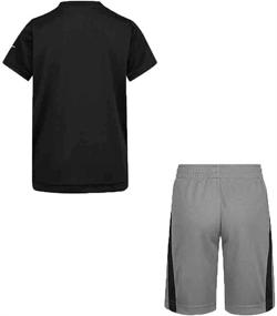 img 1 attached to 👕 Nike Dri Fit T Shirt SmokeGrey 76G054 M19 Boys' Clothing: Stay Cool and Comfortable with Nike's Sweat-wicking Technology