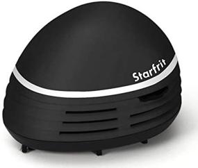 img 3 attached to Starfrit Handheld Table Vacuum Cleaner - Black with White Stripe, Efficiently Removes Crumbs & Dirt from Any Surface