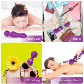 img 3 attached to Massager Powerful Vibration Waterproof Rechargeable Wellness & Relaxation