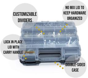img 1 attached to Fastenex Mounting Assortment Hardware Organizer