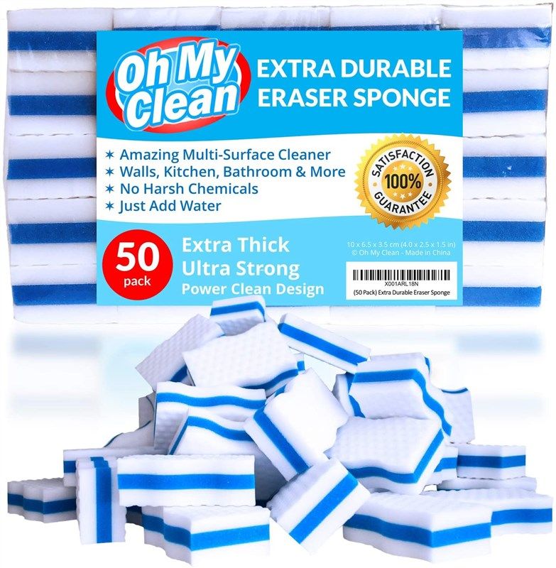 extra durable cleaning eraser sponge household supplies 로고