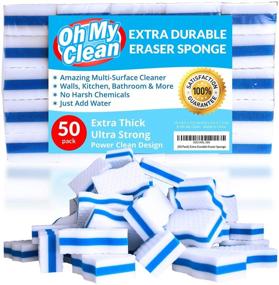img 4 attached to Extra Durable Cleaning Eraser Sponge Household Supplies