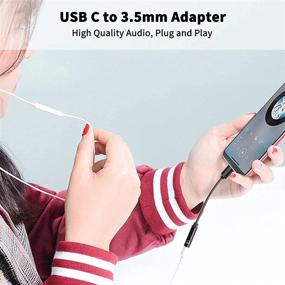 img 3 attached to Адаптер ACAGET USB C к 3,5 мм наушники: Чип высокого качества DAC, оплетенный кабель, совместим с Samsung Galaxy S21, OnePlus 8T, Google Pixel5 - Черный