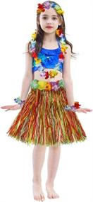 img 3 attached to Elastic Hawaiian Dancer Costume Multi Color