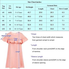 img 1 attached to Skin-friendly Cotton Skater 👗 Dresses for Girls - Grace Karin