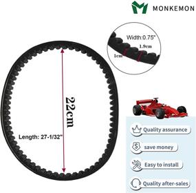 img 3 attached to 🏎️ Передача привода картинга серии 30 с ремнем для преобразователя крутящего момента - Заменяет Comet 203589, Manco 5959, Murray 12-8487, Baja Motorsports BB65-395, Ken-Bar 300-009, Rotary 8487 (3шт)