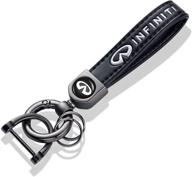 🔑 infinite style: premium leather infiniti lanyard for car keys - ideal accessories for qx60 and q50 logo