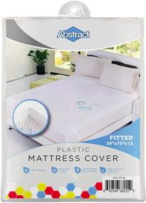 img 4 attached to Abstract Waterproof Mattress Cover – 39 x 75 x 12” – Heavy Duty Vinyl Plastic Bed Protective Fitted Sheet for Twin and Bunk Beds
