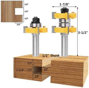 img 3 attached to 🔧 Yakamoz Настраиваемые деревообрабатывающие режущие инструменты для фрезерования