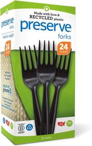 img 3 attached to 🌱 Удобные и экологичные: Столовые приборы Preserve Disposable Forks Pack, 24 штуки