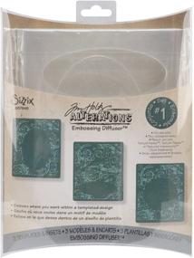 img 3 attached to Sizzix Tim Holtz Alterations Collection Embossing Diffuser Set 1, 3-Pack