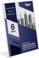 slant back acrylic sign holder retail store fixtures & equipment logo