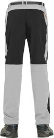 img 2 attached to TBMPOY Men's Snow Ski Waterproof Fleece Lined Pants: Ideal Outdoor Hiking & Mountain Softshell with Belt