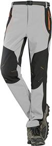 img 3 attached to TBMPOY Men's Snow Ski Waterproof Fleece Lined Pants: Ideal Outdoor Hiking & Mountain Softshell with Belt