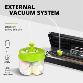 img 1 attached to 🔒 TEMOLA Vacuum Sealer Machine: 5-in-1 Automatic Food Sealer for Preserving Dry and Moist Foods + 20 FREE Vacuum Sealer Bags!