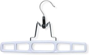 img 2 attached to Honey-Can-Do Plastic Skirt/Pant 👗 Hanger with Clamp 2-Pack - White