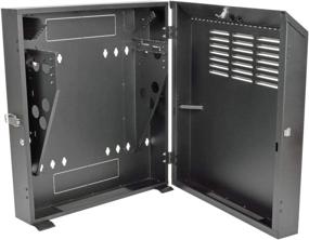 img 3 attached to 🔳 Tripp Lite SRWF4U 4U Low Profile Vertical Wall Mount Rack Enclosure Cabinet – Space-Saving Solution with Switch-Depth, 20" Depth, in Black