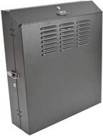 🔳 tripp lite srwf4u 4u low profile vertical wall mount rack enclosure cabinet – space-saving solution with switch-depth, 20" depth, in black logo