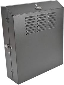 img 4 attached to 🔳 Tripp Lite SRWF4U 4U Low Profile Vertical Wall Mount Rack Enclosure Cabinet – Space-Saving Solution with Switch-Depth, 20" Depth, in Black