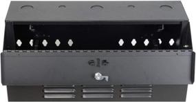 img 1 attached to 🔳 Tripp Lite SRWF4U 4U Low Profile Vertical Wall Mount Rack Enclosure Cabinet – Space-Saving Solution with Switch-Depth, 20" Depth, in Black