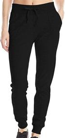 img 4 attached to 👖 Champion Women's Cotton Jersey Pant, Black, M - Comfortable and Stylish Bottoms for Women