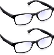 read optics blue light glasses: zero magnification for computer, gaming, 💙 digital & tv – 2 pack to prevent eye strain and fatigue logo