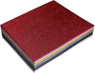 🎨 36-pack glitter foam sheets, 9x12 inch, better office products, assorted 12 colors, arts and crafts, 36 sheets logo