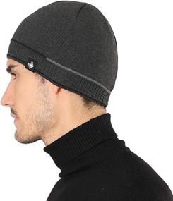 img 2 attached to 🧣 DOANNOTIUM Winter Beanie for Men & Women - Warm Skull Cap Hat Lined Toboggan Knit for Outdoor Sports