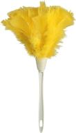 🦃 14-inch ettore turkey feather duster - pack of 1 in vibrant yellow logo