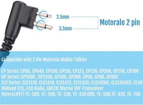 img 1 attached to Retevis Cancelling Protection Tactical Motorola