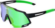 cycling sunglasses with 3 interchangeable lenses - enhanced polarized sports eyewear logo